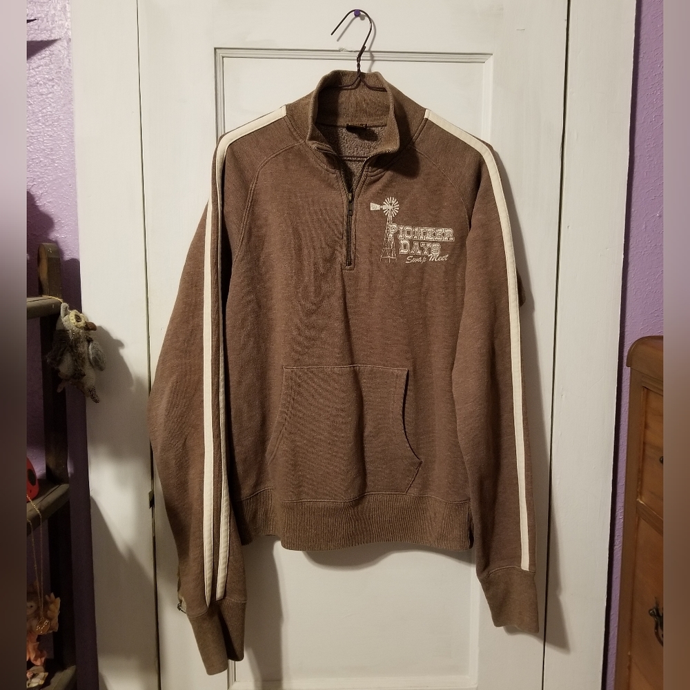 Fossil Men's Brown Pullover Jacket